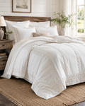 Vivisophi™ IvoryStitch Embroidered Duvet Cover